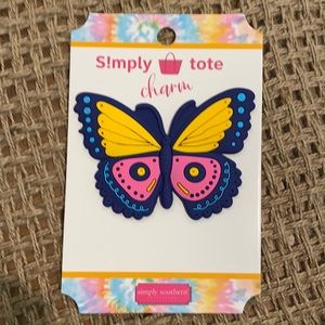 Simply tote charm